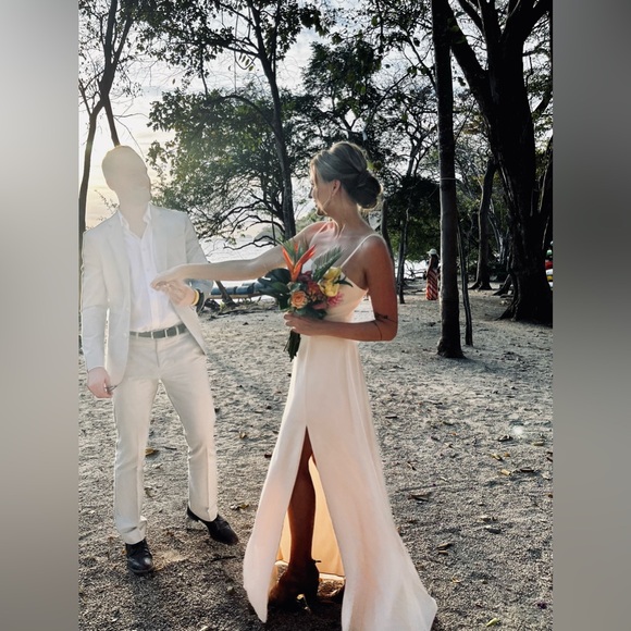 Fame & Partners Neutral Bridesmaids Dress - Picture 3 of 3